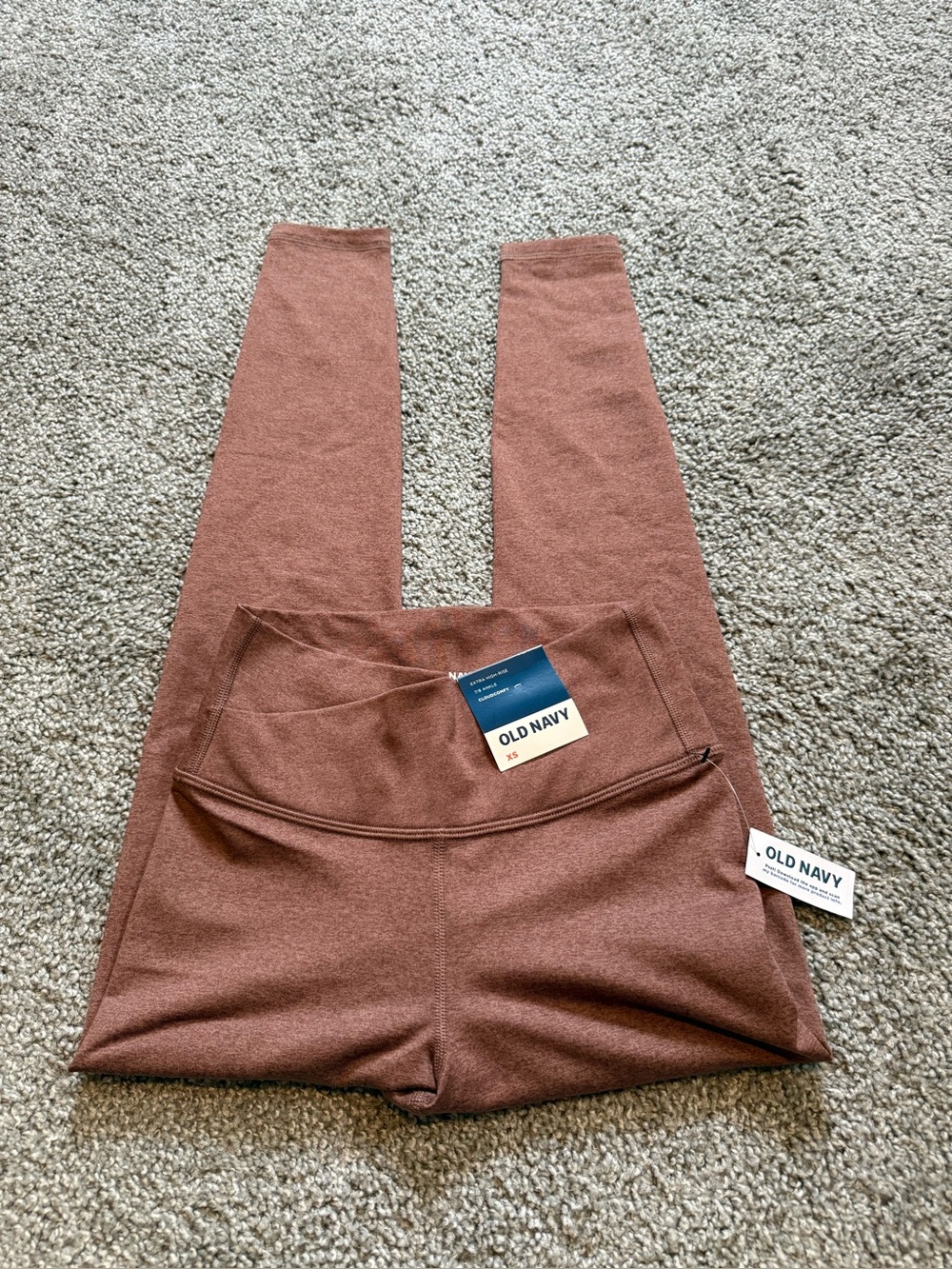 Old Navy Extra High Rise 7/8 Ankle Cloudcomfy Cross Waist Leggings Ankle XS NWT